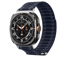 Spigen Stoffarmband (Klettverschluss) für Samsung Galaxy Watch Ultra 47 mm blau