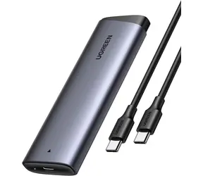 Ugreen CM767 für SSD SATA M.2 NVMe grau / externes Gehäuse für SSD M.2 / USB-C / USB-A