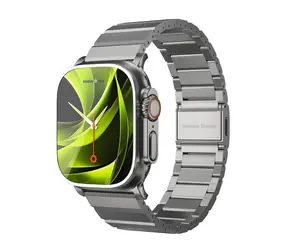 Mobile Origin Modena Armband für Apple Watch Ultra 42/44/45/46/49 mm silber