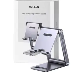 Ugreen LP263 Klappbarer Halter aus Metall/Aluminium für Smartphone und Tablet, grau