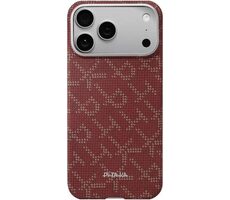 Pitaka Ultra-Slim Monogram Case Schutzhülle für Apple iPhone 17 Pro rot