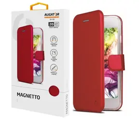 Ausgepackt - Aligator Magnetto Hülle für iPhone 11 Pro / Rot / ausgepackt