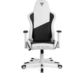 SENSE7 Spellcaster Senshi Edition weiß / Gaming-Stuhl / Kunstleder / verstellbar / Rollen / Belastbarkeit 150 kg 