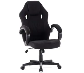 SENSE7 Prism schwarz / Gaming-Stuhl / Stoff / verstellbar / Rollen / Belastbarkeit 120 kg 