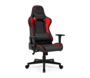 SENSE7 Spellcaster schwarz-rot / Gaming-Stuhl / Kunstleder / verstellbar / Rollen / Belastbarkeit 150 kg 