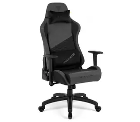 SENSE7 Spellcaster Senshi Edition XL grau-schwarz / Gaming-Stuhl / Stoff / verstellbar / Rollen / Belastbarkeit 160 kg