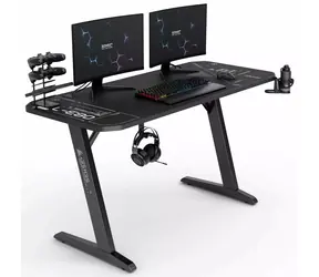 SENSE7 Nomad Cybernetic schwarz / Gaming-Tisch / 140 x 60 cm 