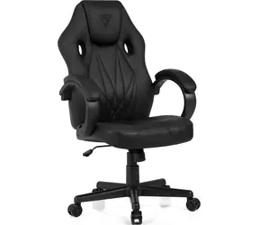 SENSE7 Prism schwarz / Gaming-Stuhl / Kunstleder / verstellbar / Rollen / Belastbarkeit 120 kg 
