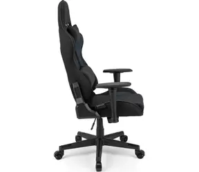 SENSE7 Spellcaster schwarz-blau / Gaming-Stuhl / Stoff / verstellbar / Rollen / Belastbarkeit 150 kg 