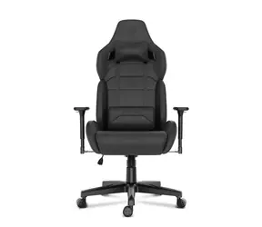SENSE7 Sentinel schwarz / Gaming-Stuhl / Kunstleder / verstellbar / Rollen / Belastbarkeit 150 kg 