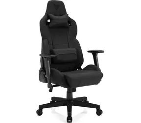 SENSE7 Sentinel schwarz / Gaming-Stuhl / Stoff / verstellbar / Rollen / Belastbarkeit 150 kg  