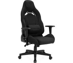 SENSE7 Vanguard schwarz / Gaming-Stuhl / Stoff / verstellbar / Rollen / Belastbarkeit 150 kg