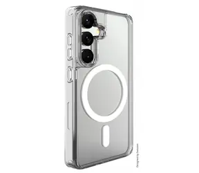 Swissten Clear Jelly MagStick Metallic Hülle für Samsung Galaxy S26 5G transparent