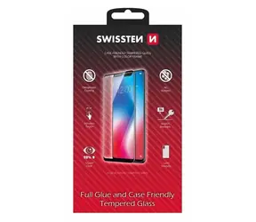 Swissten CASE FUNDING Schutzglas für Samsung Galaxy S26 PLUS 5G, schwarz