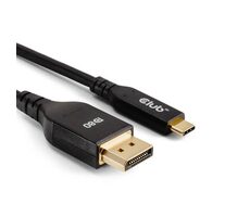 Club3D CAC-1559 Kabel USB-C auf DisplayPort 2.1 / 10K60Hz / DSC1.2 / UHBR10 / 1 m