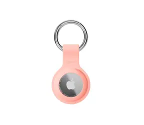 Epico Silikonhülle mit vollständiger Rückseite für Apple AirTag, pink
