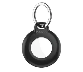 Belkin AirTag Secure Holder wasserdicht mit Schlüsselanhänger schwarz