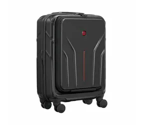 Wenger AMPLIX - Reisekoffer Größe S, schwarz / Rollkoffer / 36 l / 23 x 38 x 54 cm / Polycarbonat & ABS