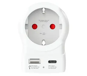 SKROSS PA29PD20 Reiseadapter für die USA, weiß / mit USB A+C 20W