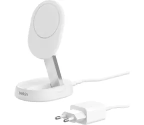 Belkin BOOST CHARGE PRO Qi2 Magnetische Ladestation weiß / 15W / umwandelbar