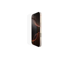 Belkin SCREENFORCE Gehärtetes Glas, antimikrobiell, Schutzglas für Apple iPhone 16 Pro