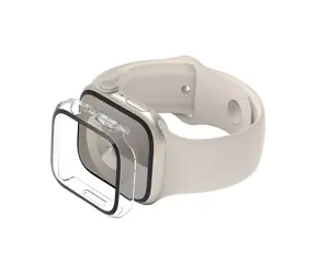 Belkin ScreenForce 2-in-1 Schutzhülle für Apple Watch Series 4/5/6/SE/7/8/9 (44/45 mm) Transparent