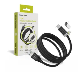 Mobile Origin Magnetic StayCable USB-A auf USB-C / 1,5 m / 27 W / CB6