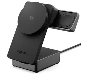 Spigen Essential MagSafe 3-in-1 kabelloses Ladegerät schwarz