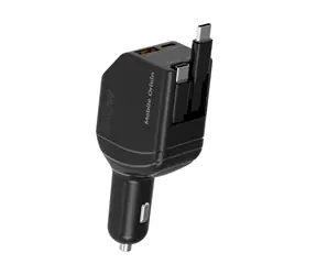 Mobile Origin CA22 90W / Kfz-Ladegerät / USB-C + USB-A / 2x USB-C-Kabel