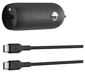 Belkin BOOST CHARGE Autoladegerät schwarz / USB-C / 30W / PD / mit 1m USB-C-Kabel