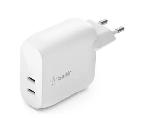 Belkin BOOST CHARGE Ladegerät weiß / Ladegerät / 2x USB-C / 40W / PD
