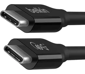 Belkin Kabel USB4 schwarz / USB-C / 100 W / 0,8 m