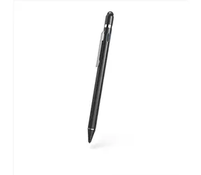 HAMA Pro schwarzer aktiver Eingabestift für Tablet/Smartphone / ultradünne Spitze (1,5 mm)