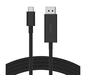 Belkin USB-C auf DisplayPort 1.4 Kabel, schwarz / 2 m