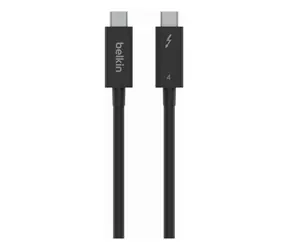 Belkin Thunderbolt 4 USB-C auf USB-C Kabel, schwarz / 100 W / 2 m