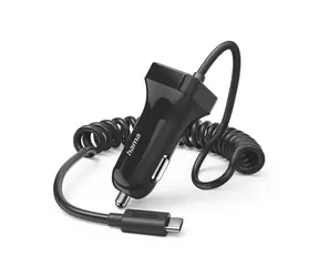 HAMA Autoladegerät mit Kabel / USB-C / 2,4 A / 1 m