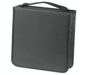 HAMA Wallet 208 schwarz / Hülle für 208 CDs/DVDs/ Blu-ray-Discs / Polyester