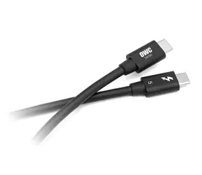 OWC Thunderbolt 5-Kabel (0,8 m) schwarz / 2x USB-C (Stecker) mit TB5-Unterstützung