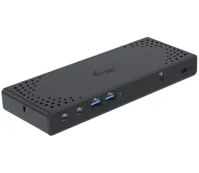 i-TEC Dual-Display-Dockingstation Gen2, schwarz / 2x HDMI / 2x DisplayPort / 4x USB 3.0 / 2x USB-C 3.1 / LAN
