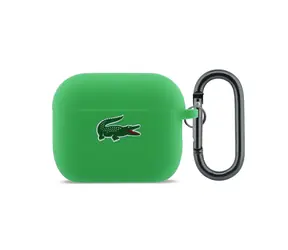Lacoste Flüssigsilikon-Hülle mit Krokodil Logo für AirPods Pro 3, Grün