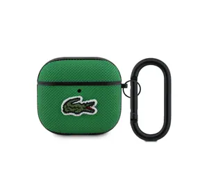Lacoste Petit Piqué Krokodil- Logo -Patch-Hülle für AirPods 4 Grün