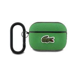 Lacoste Petit Piqué Krokodil Logo -Patch-Hülle für AirPods Pro 2 Grün