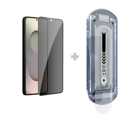 Nillkin Panzerglas 0,25 mm Guardian 2.5D für Samsung Galaxy S26 Schwarz (mit Applikator)