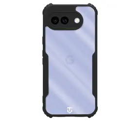 Tactical Quantum Stealth Schutzhülle für Google Pixel 10a, transparent/schwarz