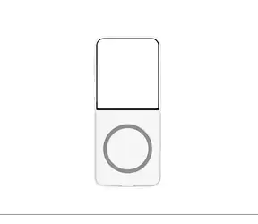 Samsung Transparente Hülle mit Magnethalterung Flip7 Transparent