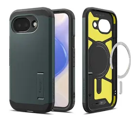 Spigen Tough Armor Schutzhülle mit MagSafe für Google Pixel 10a, Abyss Green