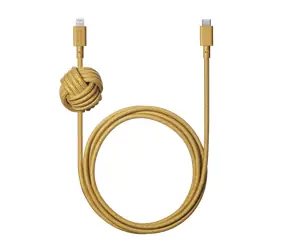 Native Union Night Cable USB-C - Lightning 3M gelb