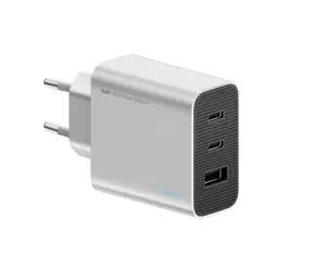 Cuktech CUK0A15CEUSL 65W GaN-Ladegerät, grau / 2x USB-C / USB-A