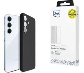 3mk Silikonhülle für Samsung Galaxy A55 5G, schwarz