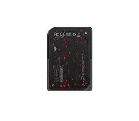 SKINARMA NEXUS VEKTOR magnetische Powerbank mit Ständer, 5000 mAh, Schwarz/Rot